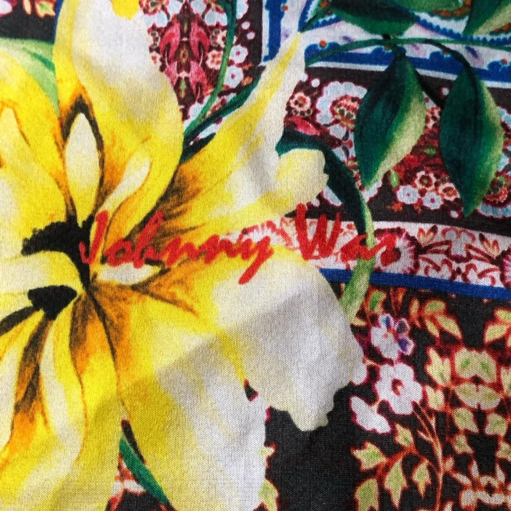 Johnny Was Silk Bernie Scarf 44”x44”
